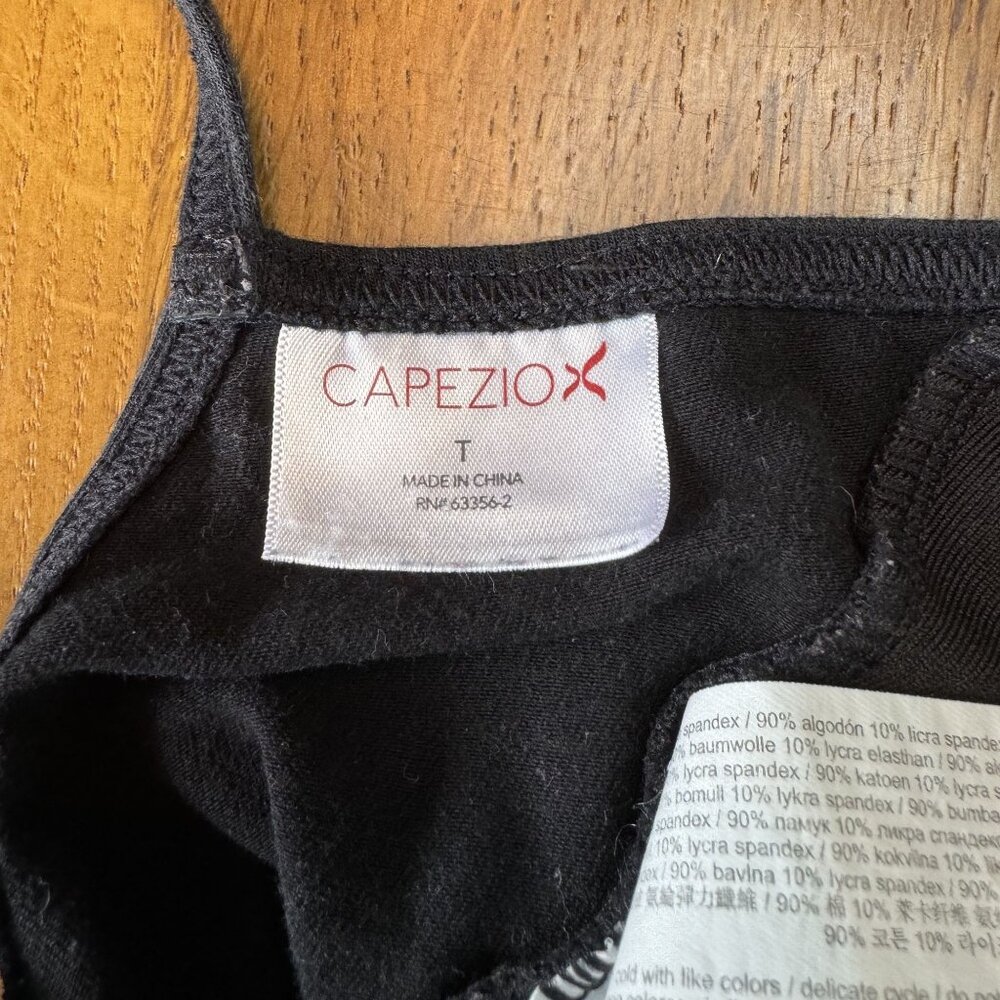 CAPEZIO Double Strap Camisole Leotard Girls 2-4 2T 4T Toddler Black Ballet Leo - Picture 4 of 6